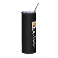 20oz. Floral “Tea-totaler” Stainless Steel Tumbler
