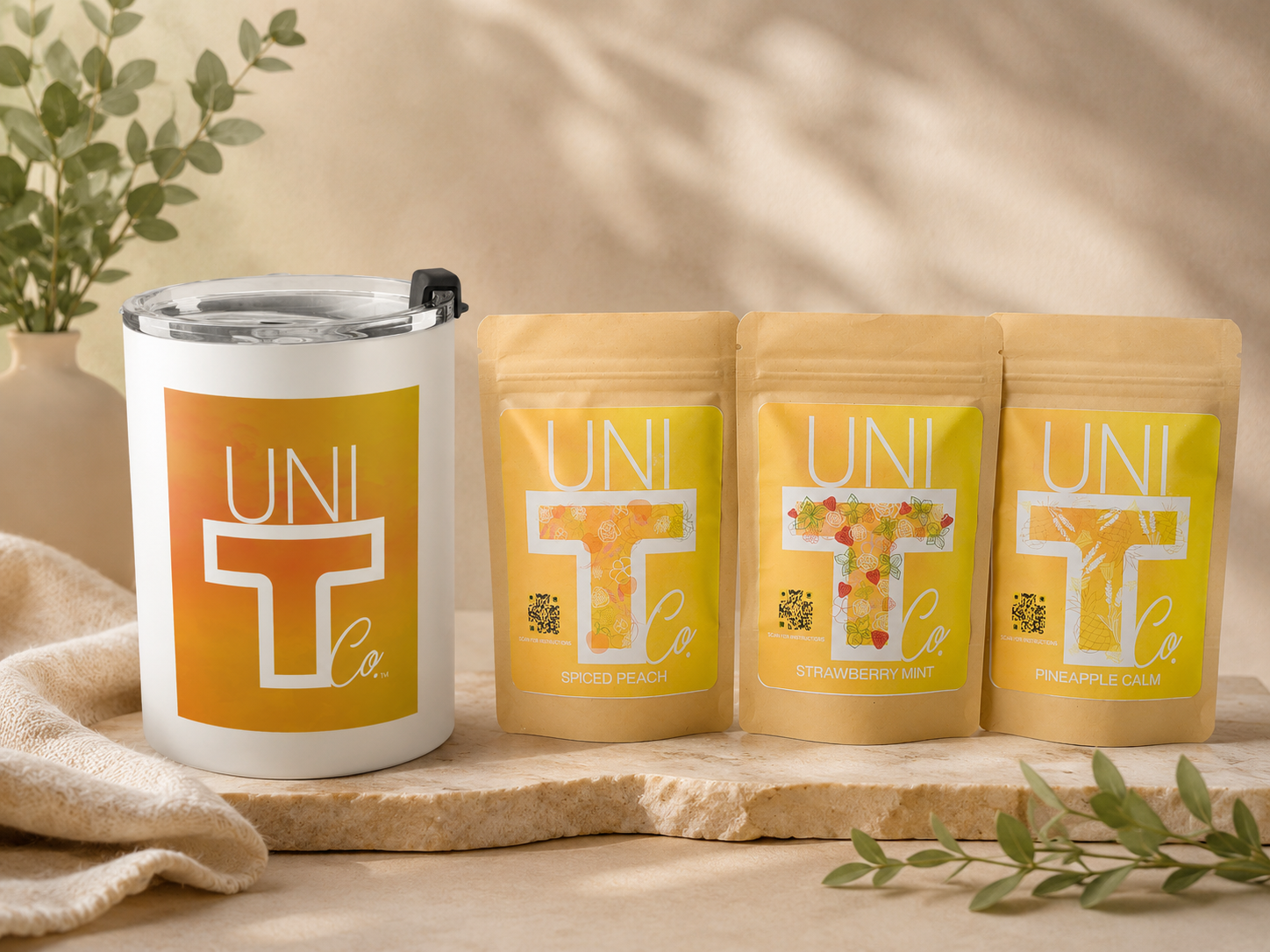 3 Teas and a Tumbler Bundle